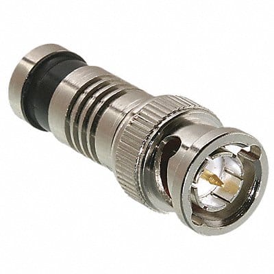 Coaxial Connector BNC Male Silver PK10