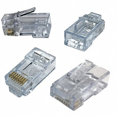 Pass Thru Modular Plug RJ45 Type PK100