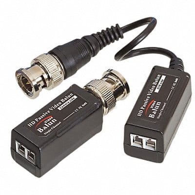 Video Balun 5MP BNC Interface Black