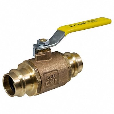 Ball Valve Brass Body Inline 1/2 Pipe