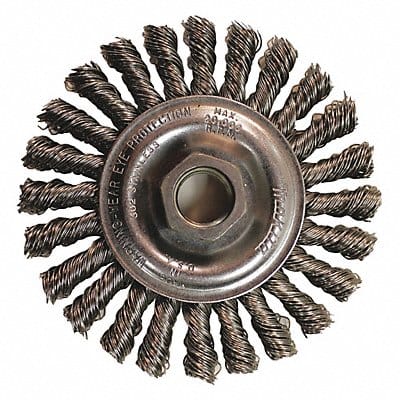 Wire Wheel Brush Twisted Arbor Hole