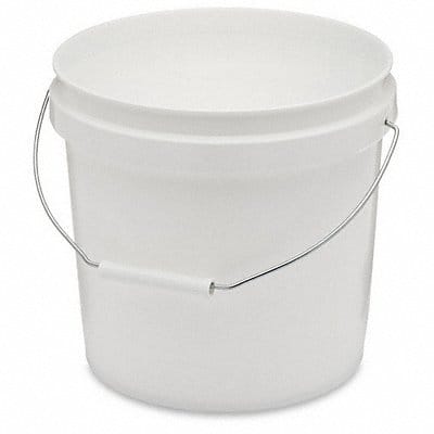 Pail Polyethylene White Open Head