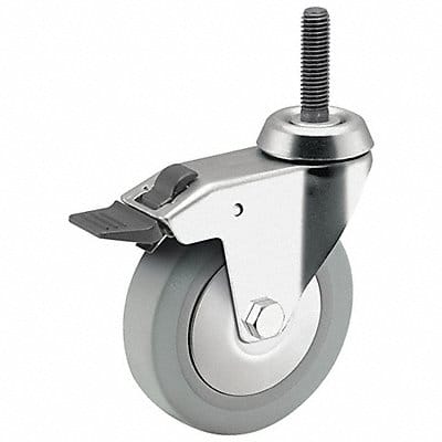 Single-Wheel Threaded Stem Caster