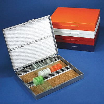 Microscope Slide Box Gray