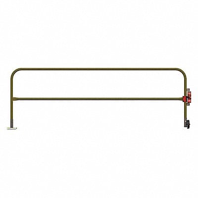 Floor Mounted Swing Gate Red