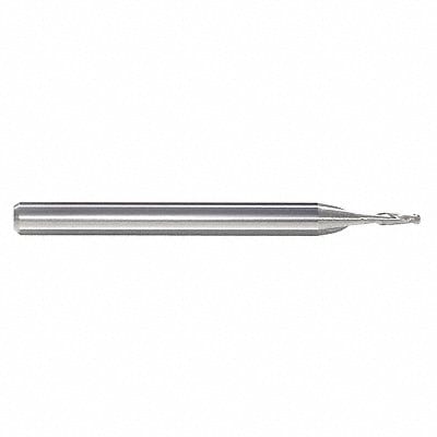 Ball End Mill Single End 1/64 Carbide