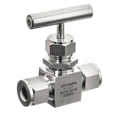 Needle Valve Straight Fitting Style