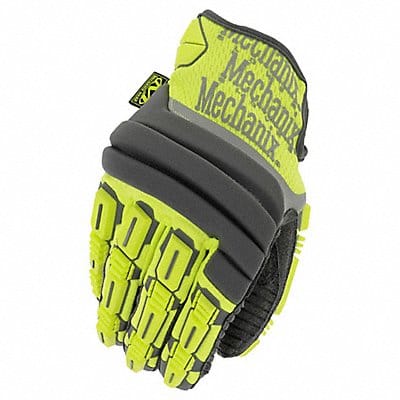 Mechanics Gloves Hi-Vis Yellow 9 PR