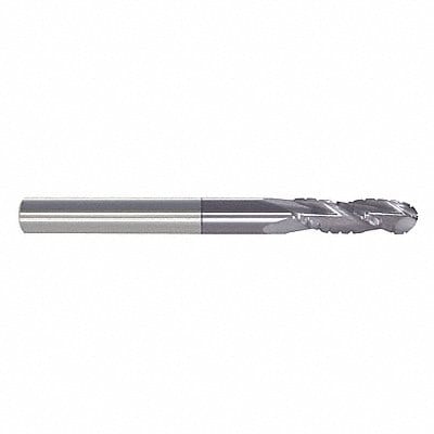 Ball End Mill Single End 1/4 Carbide