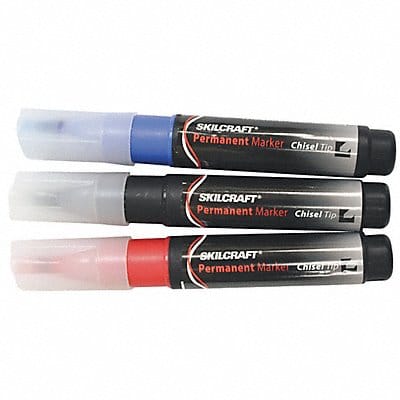 Permanent Marker Assorted PK3