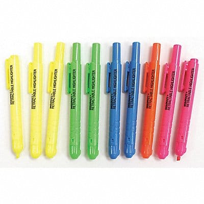 Highlighter Assorted Chisel Tip PK10