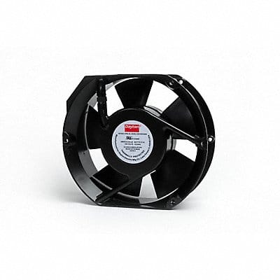 Standard Oblong Axial Fan 6-3/4 H Black