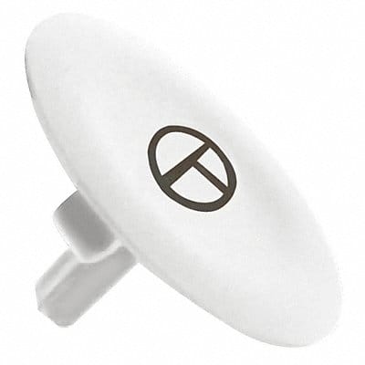 Marked Push Button Cap White 22mm