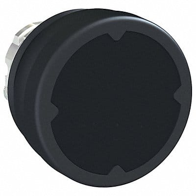 Head for Push Button Black 22mm