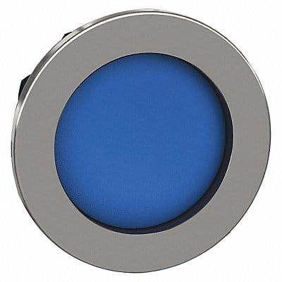 Pushbutton Head Blue 30mm