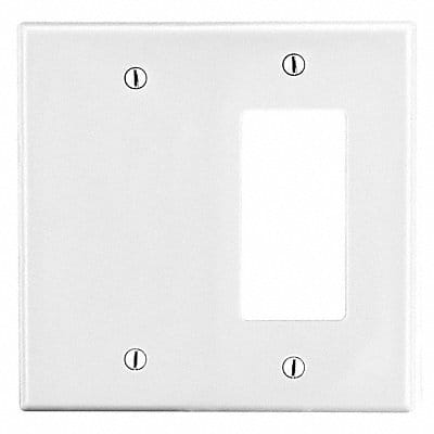 Rocker/Blank Wall Plate White