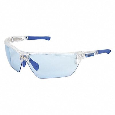 Safety Glass Light Blue Lens Half-Frame