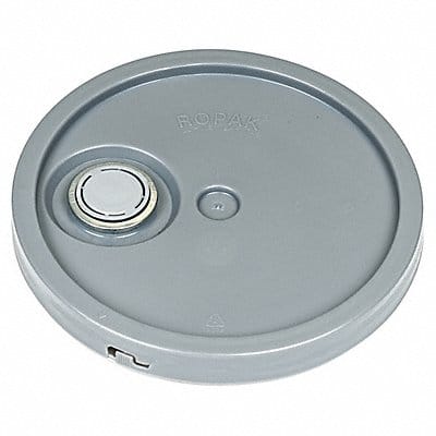 Plastic Pail Lid Gray Plastic