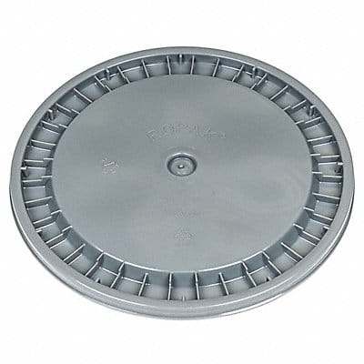 Plastic Pail Lid Gray Plastic