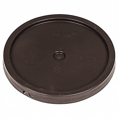 Plastic Pail Lid Brown Plastic