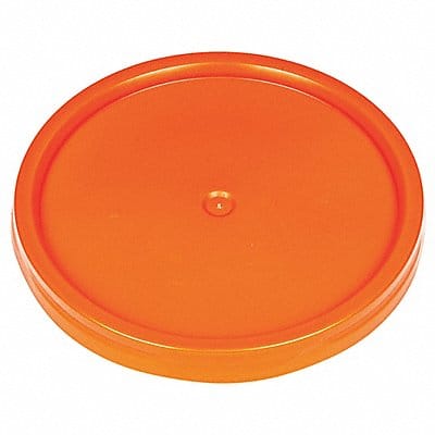 Plastic Pail Lid Orange Plastic