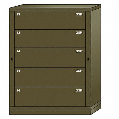 Gear Locker 59-1/4 Overall Height Green