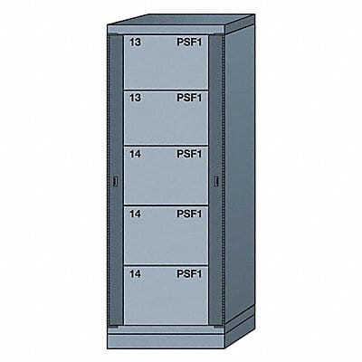 Gear Locker 59-1/4 Overall Height Gray