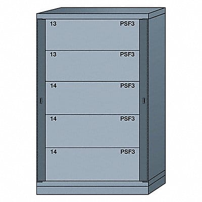 Gear Locker 59-1/4 Overall Height Gray