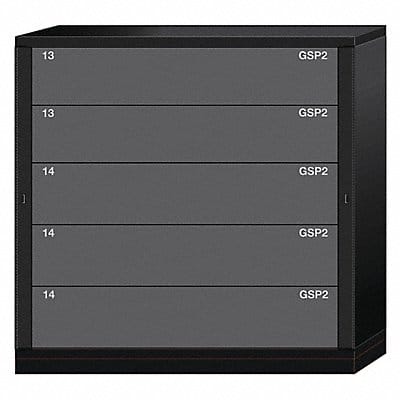 Gear Locker 59-1/4 Overall Height Black