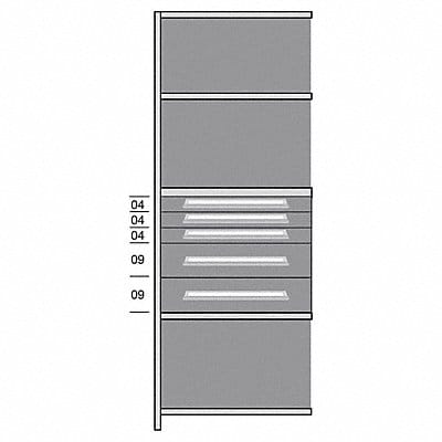 Shelf 85 H 36 W Steel 800 lb Capacity