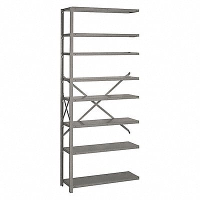 Metal Shelving 84 H 36 W Gray