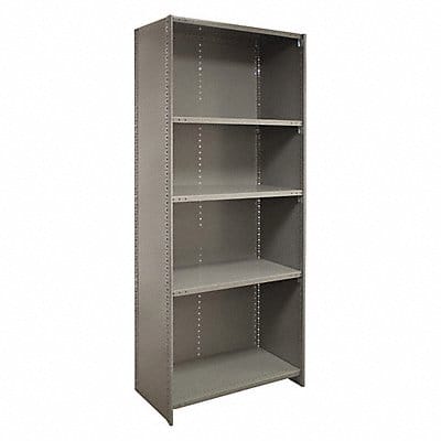 Metal Shelving 85 H 36 W Gray