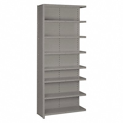 Metal Shelving 84 H 36 W Gray