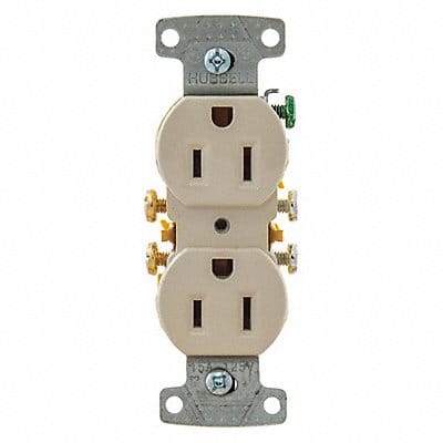 Receptacle 125VAC 15A Light Almond