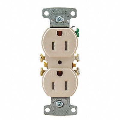 Receptacle 125VAC 15A Light Almond