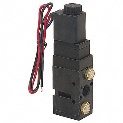 Solenoid Air Valve Black Steel