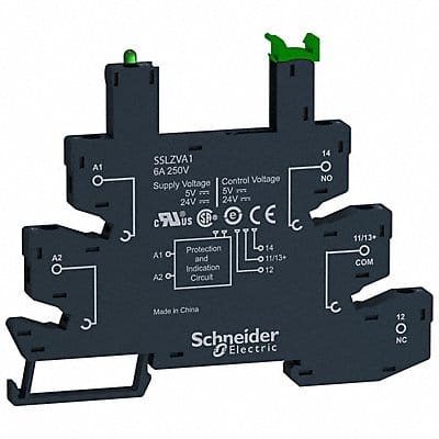 Slim Interface Relay Socket 6 A 5 Pins