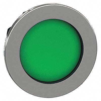 Pushbutton Head Green 30mm