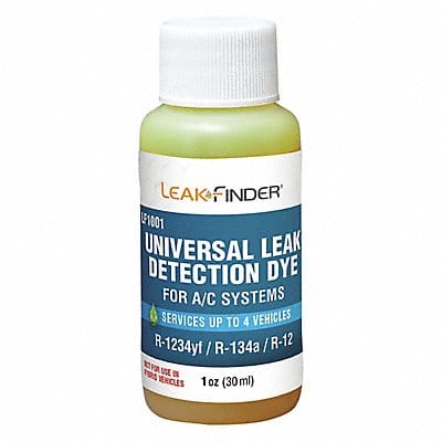 UV Leak Detection Dye 1 oz Size