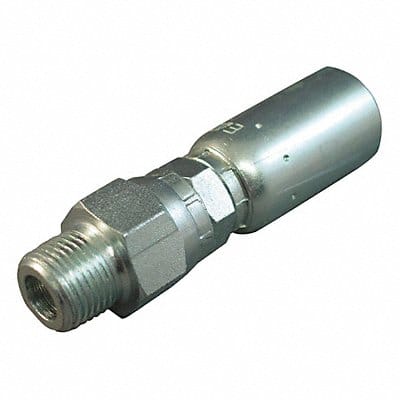 Crimp Fitting Straight 3/8 ID NPT