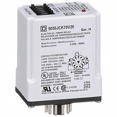 H7788 MultiFunTimeDelayRelay 120VAC 11Pins