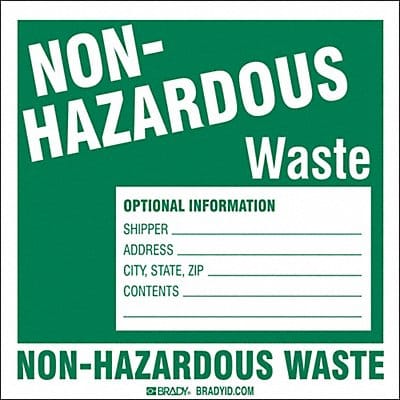 DOT Handling Label Waste 6 Label W PK50