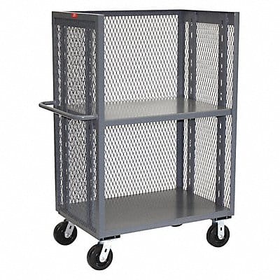 Stock Cart Mesh 3-Sided Adjustable