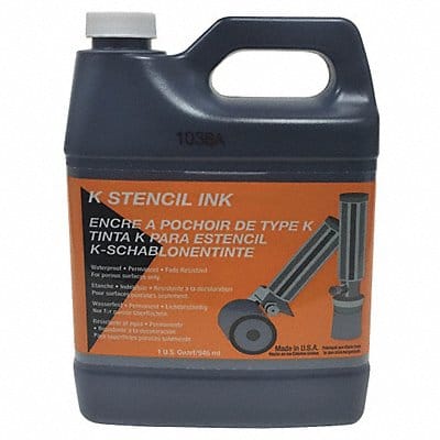 Stencil Ink Jug Black 1 qt.