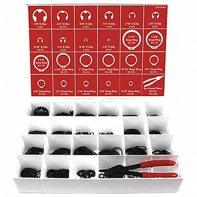 Ext/E Style Ring Kit 540 Pc 23 Szs