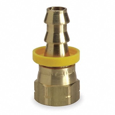 Push on Hose Fitting 1/4 x7/16 BarbxJIC