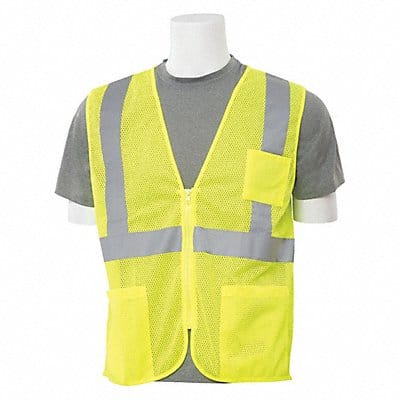 Safety Vest Economy Hi-Viz Lime M