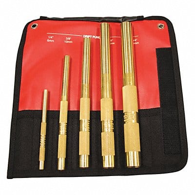 Brass Drift Punch Set 5Pc