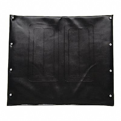 Vinyl Back Upholstery 20 W 8 Hole Black