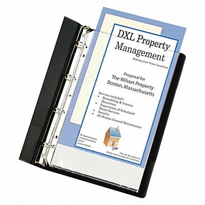 Page Protector Poly Legal 7-Hole PK50